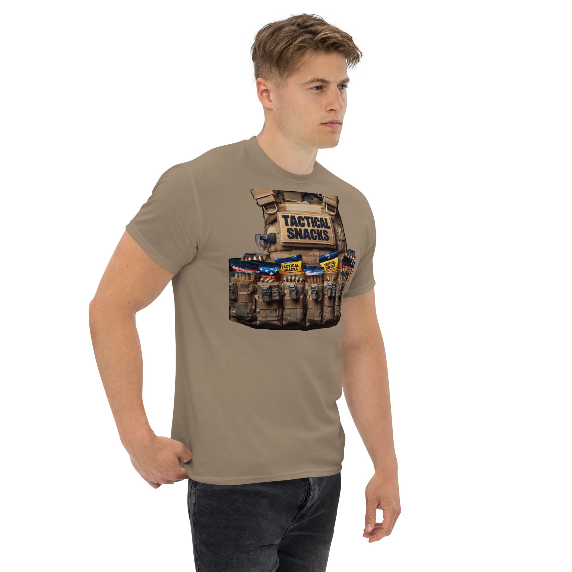 Tactical Snacks Chest Rig Tee - Tan